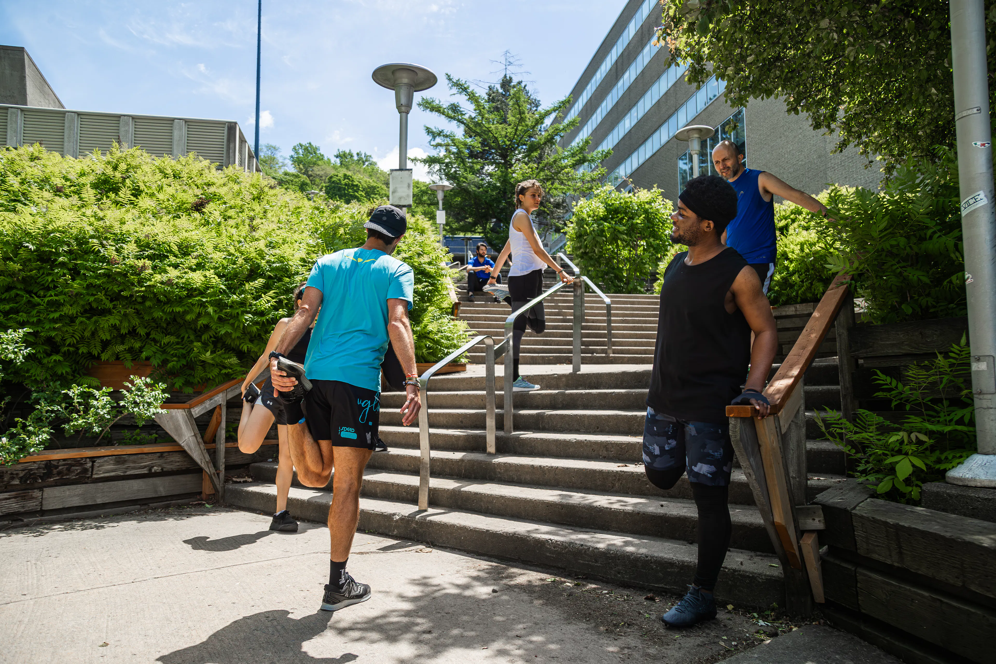 Exercices Etirements Dehors